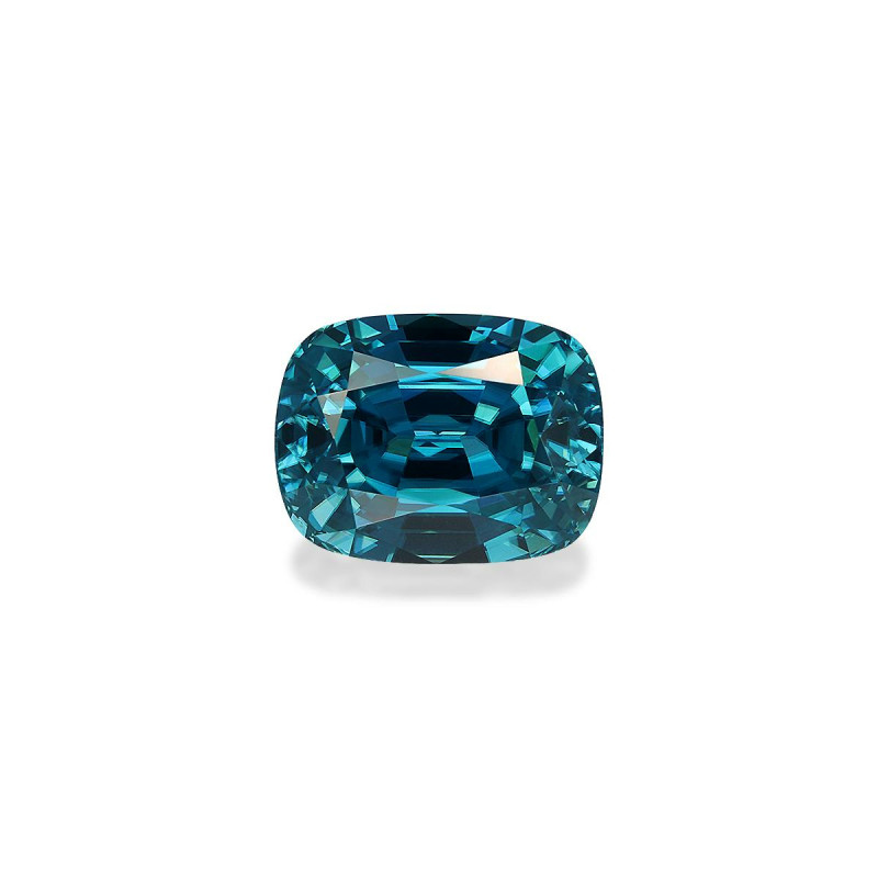 CUSHION-cut Blue Zircon Cobalt Blue 6.74 carats