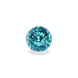 Zircon Bleu taille ROND 蓝色...