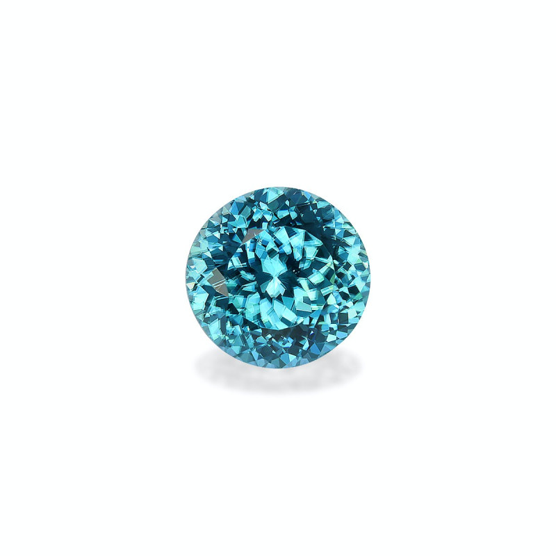 蓝锆石 taille 圆形 蓝色 6.02 carats
