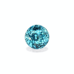 Blauwe Zirkoon ronde snit Blauw 6.02 karaat