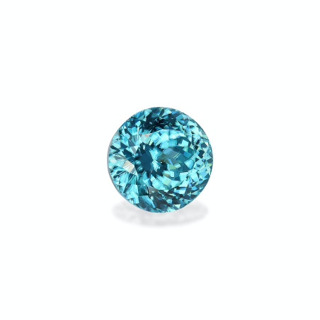 蓝锆石 taille 圆形 蓝色 6.02 carats