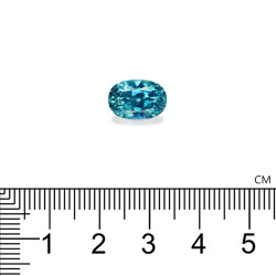 Ovale Blauwe Zirkoon 7.30 karaat