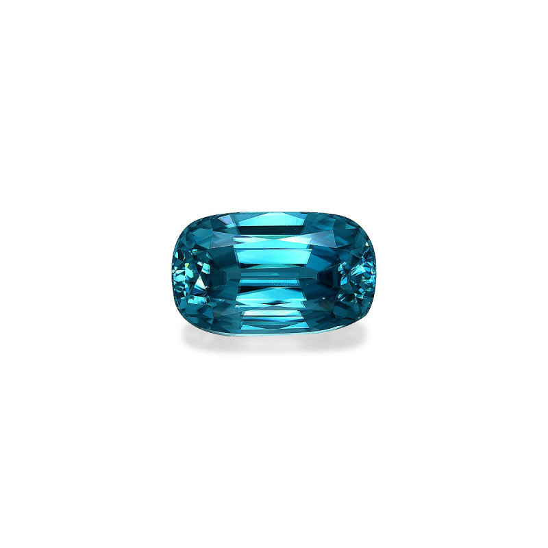 CUSHION-cut Blue Zircon Blue 9.10 carats