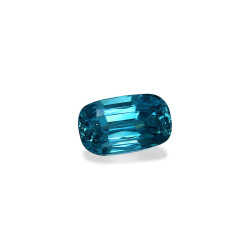 Blauwe Zirkoon kussen gesneden Blauw 9.10 karaat