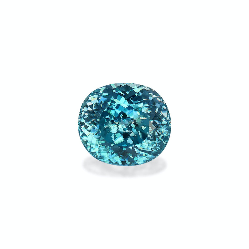 OVAL-cut Blue Zircon Blue 8.87 carats