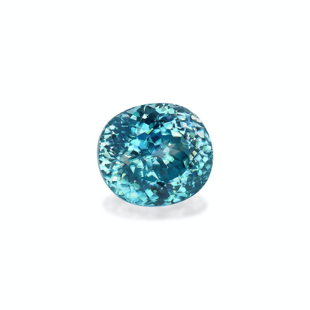 OVAL-cut Blue Zircon Blue 8.87 carats