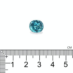 Ovale Blauwe Zirkoon Blauw 8.87 karaat