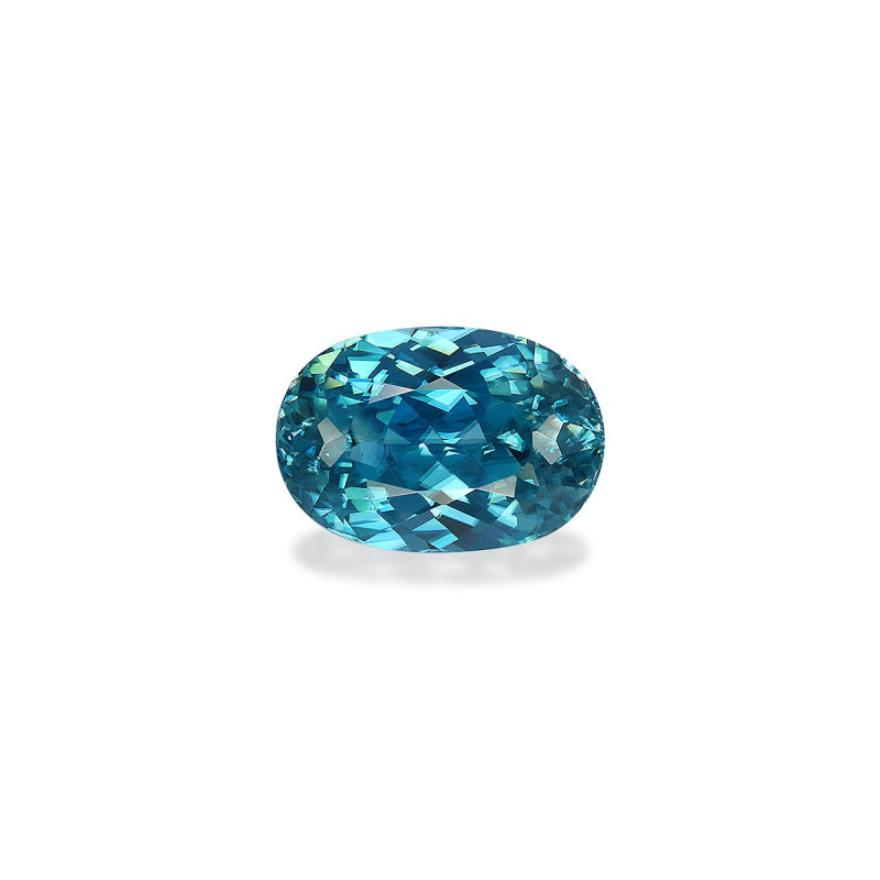 蓝锆石 taille 椭圆形 蓝色 7.37 carats