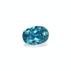 Ovale Blauwe Zirkoon Blauw 7.37 karaat