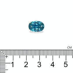 Ovale Blauwe Zirkoon Blauw 7.37 karaat
