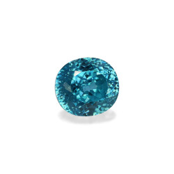 Ovale Blauwe Zirkoon Blauw 9.29 karaat
