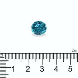 Ovale Blauwe Zirkoon Blauw 9.29 karaat