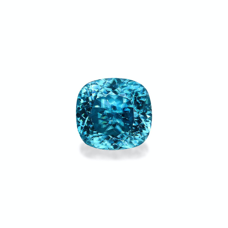 CUSHION-cut Blue Zircon Blue 12.30 carats