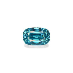 CUSHION-cut Blue Zircon...