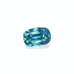 Blauwe Zirkoon kussen geslepen Blauw 4.34 karaat