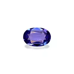Ovale geslepen blauwe...