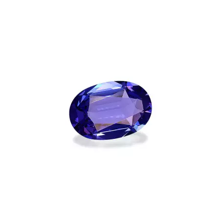 Ovale geslepen blauwe Tanzaniet 7.80 karaat