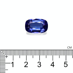 Kussen geslepen blauwe Tanzaniet 8.67 karaat