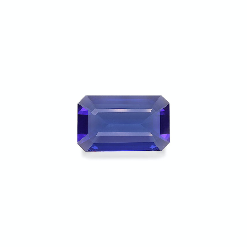 长方形紫蓝色坦桑石5.99克拉