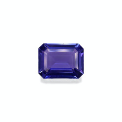 Rechthoekig geslepen Tanzaniet Violet Blauw 8,76 karaat