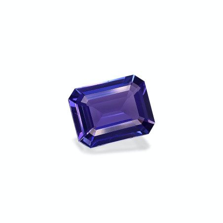 RECTANGULAR-cut Tanzanite Violet Blue 8.76 carats