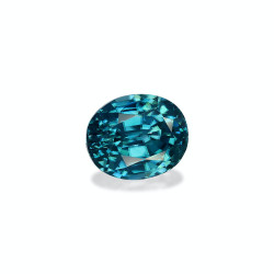 Ovale Blauwe Zirkoon 4.24 karaat
