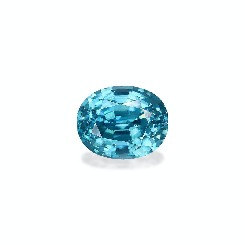 蓝锆石 taille 椭圆形 蓝色 4.95 carats