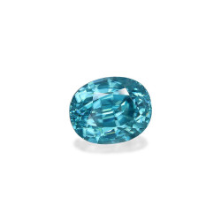 Ovale Blauwe Zirkoon van 4,95 karaat
