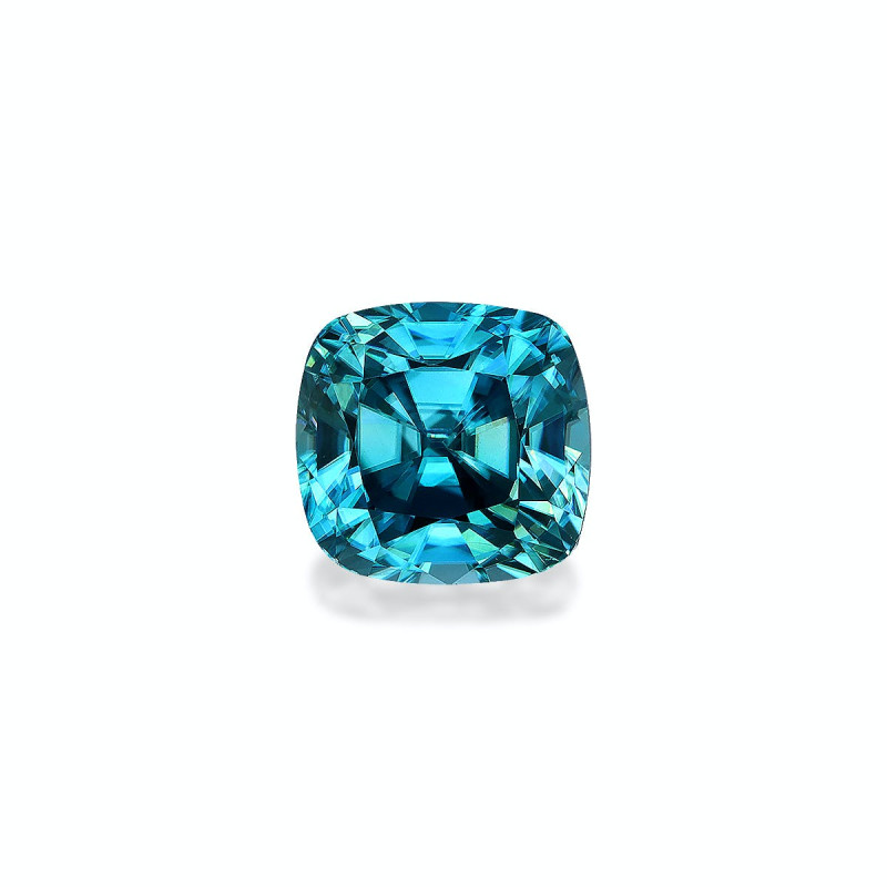 Blauwe Zirkoon kussen geslepen Blauw 4.65 karaat