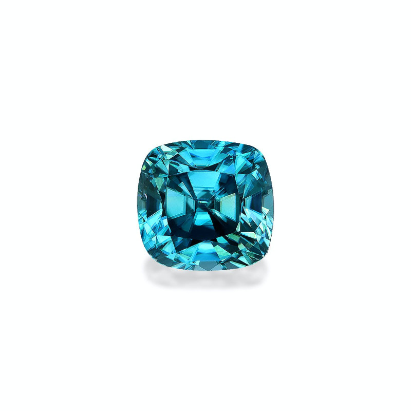 CUSHION-cut Blue Zircon Blue 4.65 carats