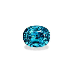 OVAL-cut Blue Zircon Blue...