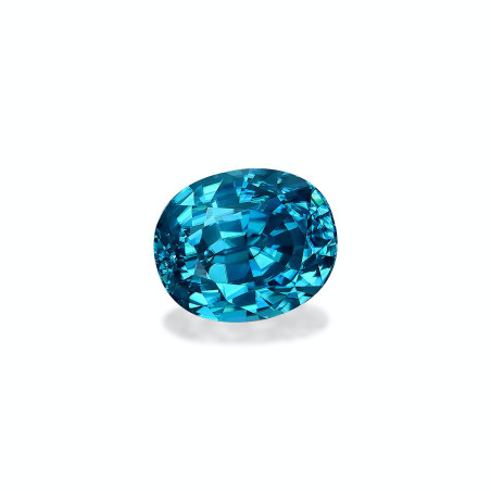 蓝锆石 taille 椭圆形 蓝色 5.21 carats