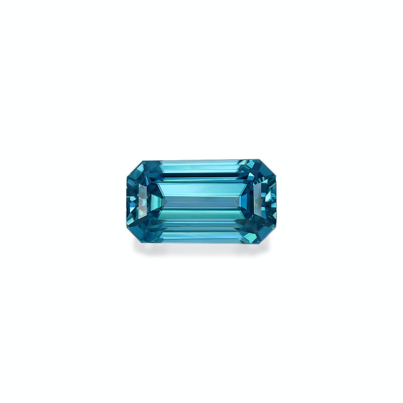 Zircon Bleu taille RECTANGULARE Bleu 4.30 carats