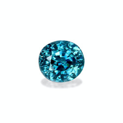 Ovale Blauwe Zirkoon Blauw 4.74 karaat