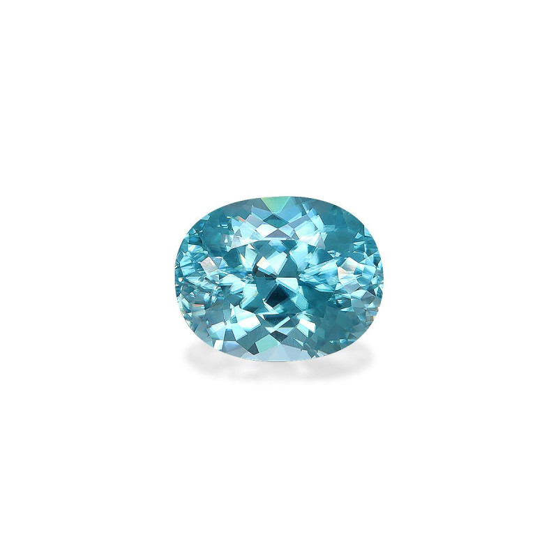 Zircon Bleu taille OVALE Bleu 5.50 carats