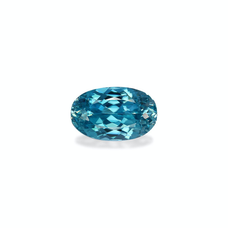 OVAL-cut Blue Zircon Blue 3.33 carats