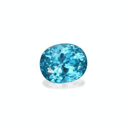 Ovale Blauwe Zirkoon Blauw 5.63 karaat