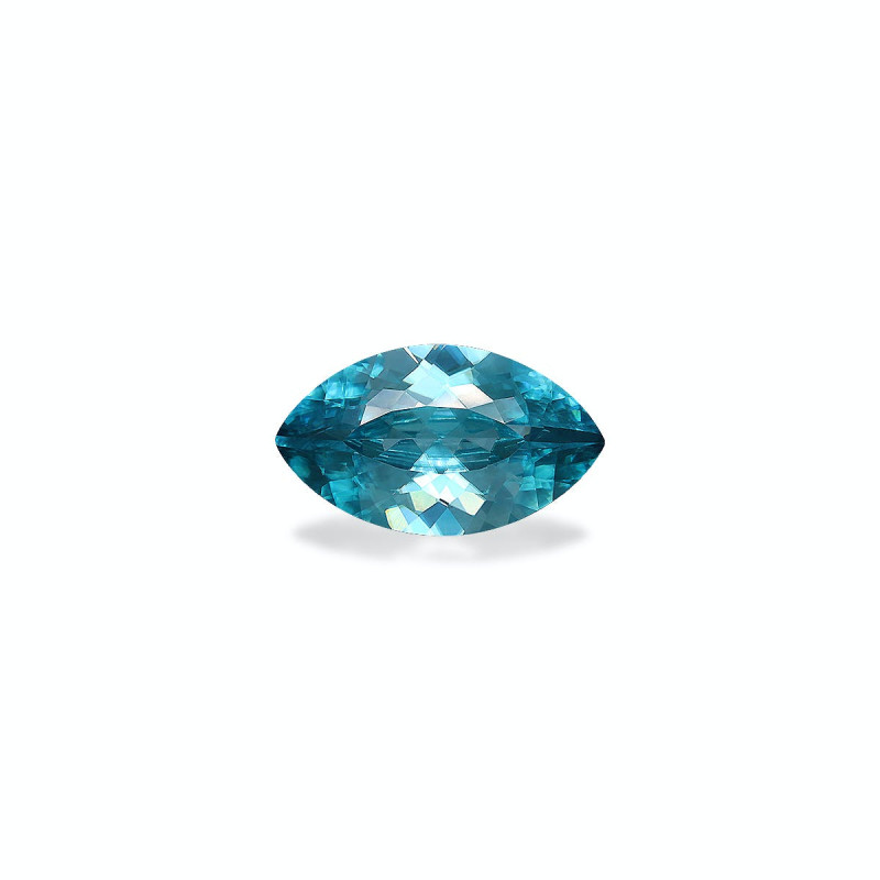 MARQUISE-cut Blue Zircon Blue 8.42 carats