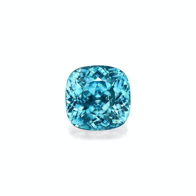 CUSHION-cut Blue Zircon Blue 8.01 carats