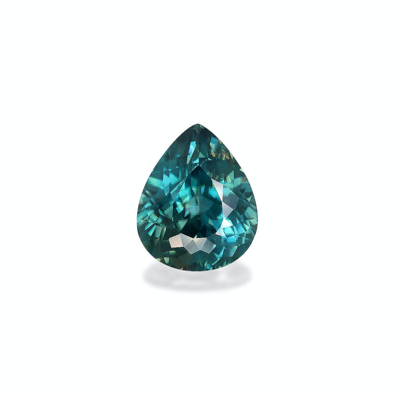 Pear-cut Blue Zircon Blue 10.13 carats