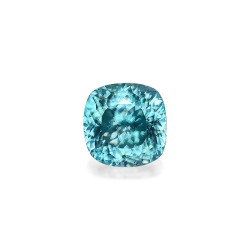 CUSHION-cut Blue Zircon...