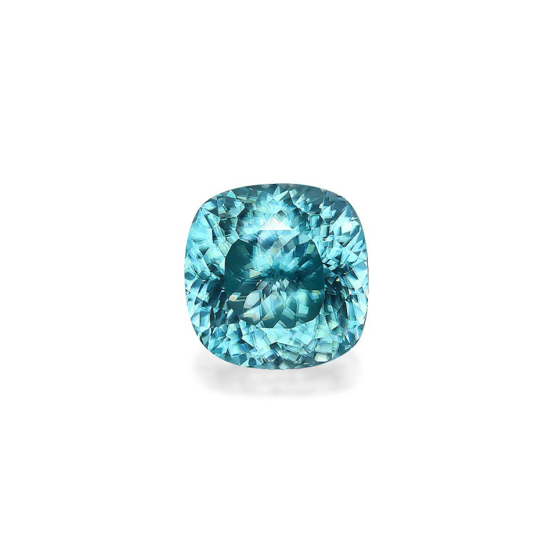 CUSHION-cut Blue Zircon Blue 7.90 carats
