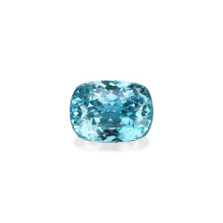 CUSHION-cut Blue Zircon...