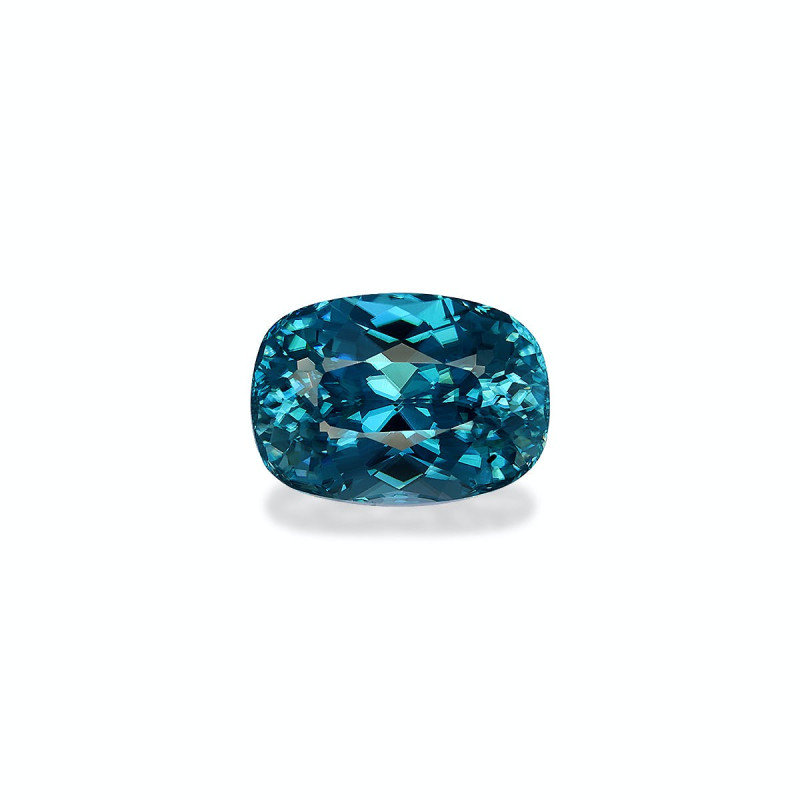 CUSHION-cut Blue Zircon Blue 7.18 carats
