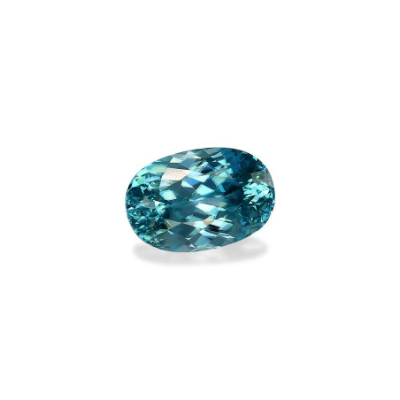 OVAL-cut Blue Zircon Blue 6.47 carats