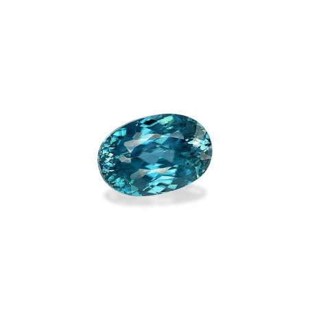 OVAL-cut Blue Zircon Blue 7.01 carats