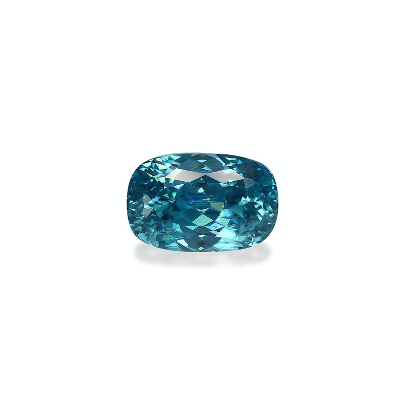 CUSHION-cut Blue Zircon Blue 6.75 carats