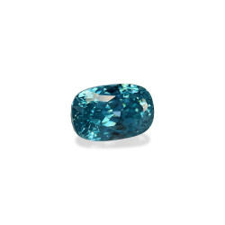 Blauwe Zirkoon kussen gesneden Blauw 6.75 karaat