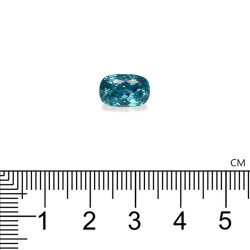 Blauwe Zirkoon kussen gesneden Blauw 6.75 karaat