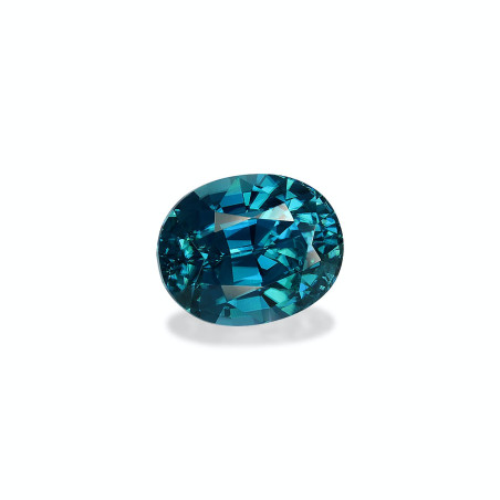 OVAL-cut Blue Zircon Cobalt Blue 7.16 carats